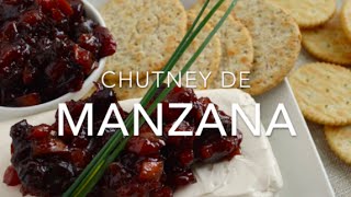 CHUTNEY DE MANZANA  Recetas fáciles Pizca de Sabor [upl. by Enwad41]