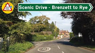 Experience one of the nicer Scenic Drives in East Sussex from Brenzett to Rye [upl. by Jacenta613]