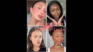 CUTE EVERYDAY MAKEUP LOOKS…full video on my channel makeuplooks makeup beginnerfriendly [upl. by Cichocki949]