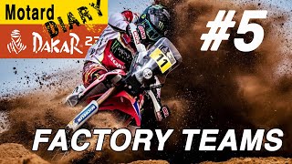 Dakar 2023 Motorbikes diary ep5 FACTORY TEAMS KTM HUSQVARNA GASGAS [upl. by Essam]