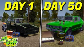 Can You Survive 50 DAYS In My Summer Car Permadeath [upl. by Herzen]