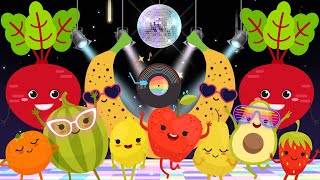 Baby Sensory Fruit and Vegetable Dance Party for Babies  Fun and Colorful Baby Sensory Video [upl. by Cardwell]