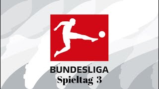 Bundesliga 2425 Spieltag 3 Prognose und Wett Tipps [upl. by Iong]