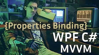 Binding Data Properties WPF c MVVM Привязка данных и свойств на WPF C MVVM Material Design [upl. by Ruzich473]