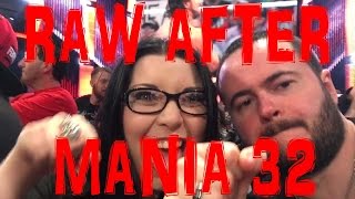 RAW AFTER MANIA LIVE REACTION RAW 4TH APRIL 2016 [upl. by Ilzel]