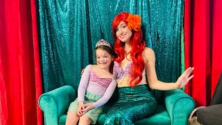 Princess Ariel comes to visit Alora for her 6th birthday party [upl. by Llednil]