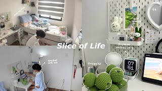 Slice of Life 🍰 Finals szn GRWM estetik edition Unboxing Divoom Crochet Holidays Etc [upl. by Hcone916]