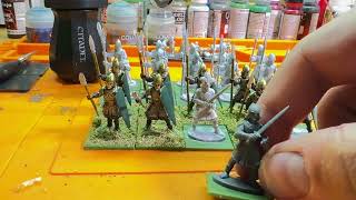 Oathmark Elf Spearmen Progress [upl. by Jeffcott19]