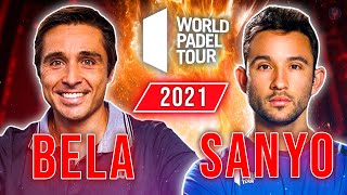 BELA  SANYO NUEVA PAREJA WORLD PADEL TOUR 2021  el4Set [upl. by Ileana413]