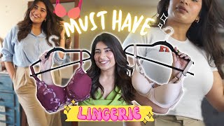 Lingerie you NEED to have Comfiest TShirt Bra Zivame Haul 50 off ✨ [upl. by Aidnama31]