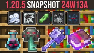 Minecraft 1205 Snapshot 24W13A  New Enchantments Potions amp Ominous Loot [upl. by Guinn748]