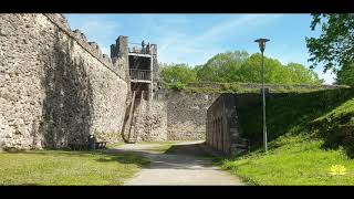 Wonderful walk tour in Haapsalu castle enjoy travel music and sunny day☀️ [upl. by Idolla]