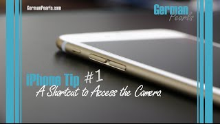 iPhone and iPad Tip 1  A Shortcut to Access Your Camera [upl. by Nnylav261]