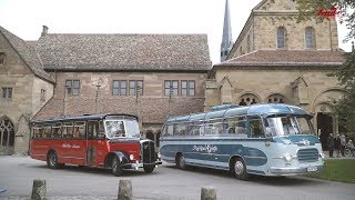 Romantische Ausfahrten mit Oldtimerbussen von Müller Busreisen im Großraum Heilbronn [upl. by Meta]