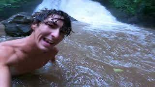 Tourists Run for Their Lives When Waterfall Surges Amid Flash Flood [upl. by Gnem726]