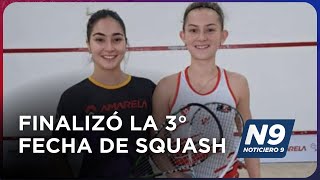 FINALIZÓ LA 3° FECHA DE SQUASH  NOTICIERO 9 [upl. by Eikcid]