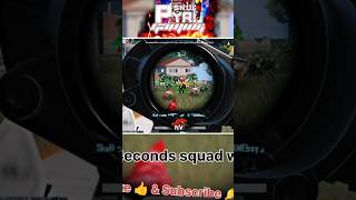 7 SECOND SQUAD WIPE BGMIyoutubepubgmobilegamingtrendingbgmishort [upl. by Eggett]