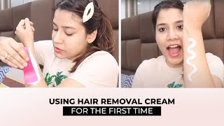 Easy Way to Remove Hair at Home  Hair Removal Cream For Women [upl. by Rachael]