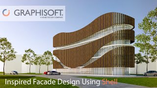 Archicad 24 Tutorial Facade Inspiration Designs Using Shell [upl. by Ardnyk577]