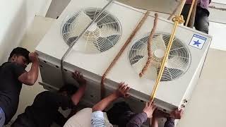 Blue Star Ac hanging Blue Star Ac installation Ac service amp repair mobile life Azhar [upl. by Lulita387]