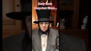 Rudy Giuliani SCARES the INTERNET with Abe Lincoln Filter [upl. by Trish]