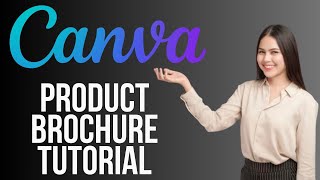 How to make a Product Catalogue in CANVA  Product Brochure Tutorial 2024 [upl. by Auqinihs473]