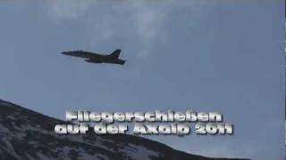 Fliegerschießen Axalp 2011 [upl. by Nylatsyrc]