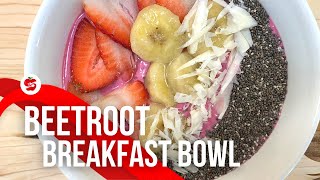 AntiInflammatory Beetroot Breakfast Bowl  Healthy Morning Boost [upl. by Ailem111]