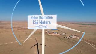 Tallest Wind Turbine in the US installed at West Texas AampM University [upl. by Corbett]