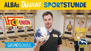 Grundschule 12  FußballSondersendung mit dem 1 FC Union Berlin  ALBAs tägliche Sportstunde [upl. by Ahtebbat]