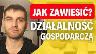 Jak Zawiesić Działalność Gospodarczą w CEIDG przez Internet JDG  Biznesgovpl  MiniPoradnik 2023 [upl. by Negriv204]