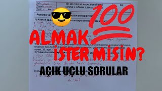 10 Sınıf Din Kültürü 1 Dönem 2 Yazılı [upl. by Ahsiekyt]