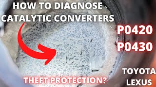 How to Diagnose a bad Catalytic Converter on Toyota and Lexus [upl. by Adniroc]