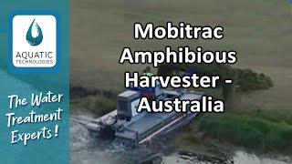 Mobitrac Amphibious Harvester  Australia [upl. by Rahm]