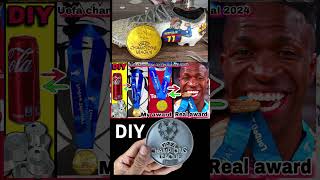 DIY🥇UEFA champions league medals 2024 Real Madrid realmadrid CHAMP15NS full videos👉mrsanrb [upl. by Star]