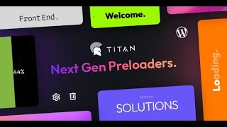 Titan Preloaders amp Page Transitions WordPress Plugin By GfxPartner [upl. by Aisereht]