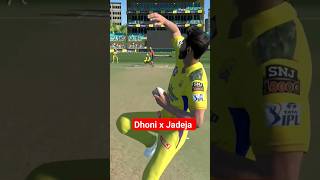 Gulabi sadi with DHONI and RAVINDRA JADEJA shorts cricket [upl. by Kissel]