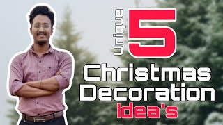 5 DIY Christmas Decoration Ideas [upl. by Helbona120]