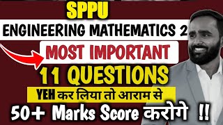 MOST IMPORTANT 11 QUESTIONS  ENGINEERING MATHEMATICS 2  SPPU  PRADEEP GIRI SIR [upl. by Reifel]