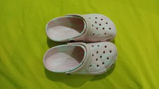 Unboxing CROCSI ONE amp HALF INCHES RUBBER SANDALS for WOMEN  SIZE 36 SMALL  Lazada Shopping lazada [upl. by Charmion]