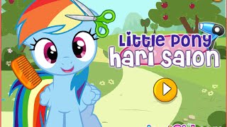 Kid Video  My Little Pony Hair Game [upl. by Jo-Ann]