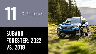 Subaru Forester 2022 vs 2018 [upl. by Jaffe930]