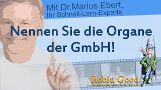 Nennen Sie die Organe der GmbH [upl. by Katrina]