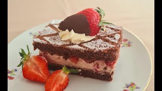 Schokoschnitte mit Erdbeeren VEMMiNA [upl. by Costanzia]