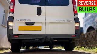 Vauxhall Vivaro How to replace rear Reverse Bulbs  Vauxhall Vivaro Reverse Bulbs Replacement [upl. by Basia6]