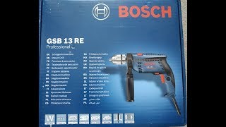 Дрель ударная BOSCH GSB 13 RE [upl. by Nevaed]