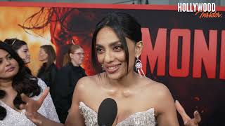 Sobhita Dhulipala Spills Secrets on Monkey Man World Premiere Dev Patel Sharlto Copley [upl. by Etnovahs925]