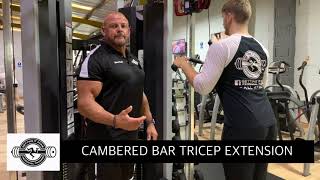 Tricep Extension Cambered Bar [upl. by Sral]