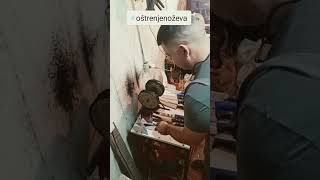 Jedan stari snimak iz radionice viralvideo knifeskills oštrenje poliranje sharpening foryou [upl. by Hodgkinson]