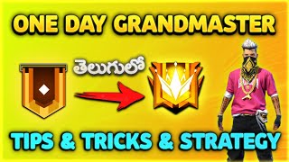 Grand master rank push pro best tips and tricks and strategies in free fire in Telugu [upl. by Nowaj]